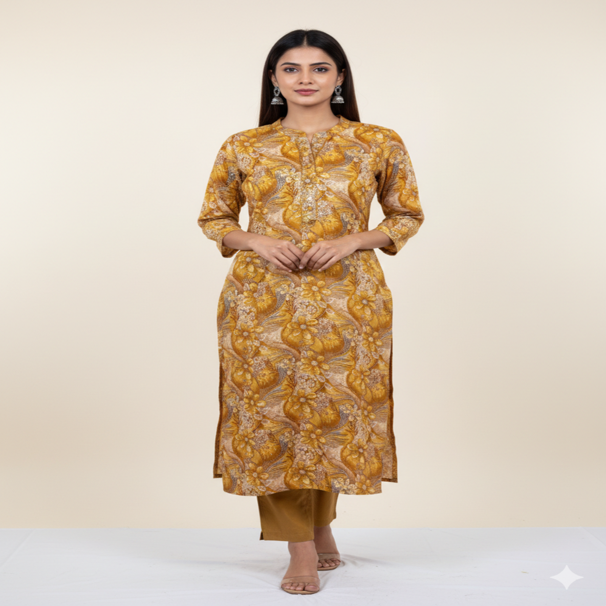 Gemini_Generated_Image_3edkkl3edkkl3edk Printed Straight Kurti - Image 1