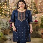 Designer Kurti Pant Dupatta Set