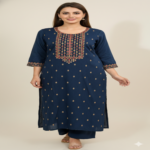 Designer Kurti Pant Dupatta Set - Image 2