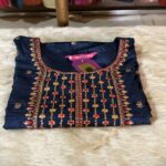 Designer Kurti Pant Dupatta Set - Image 3