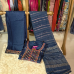 Designer Kurti Pant Dupatta Set - Image 4