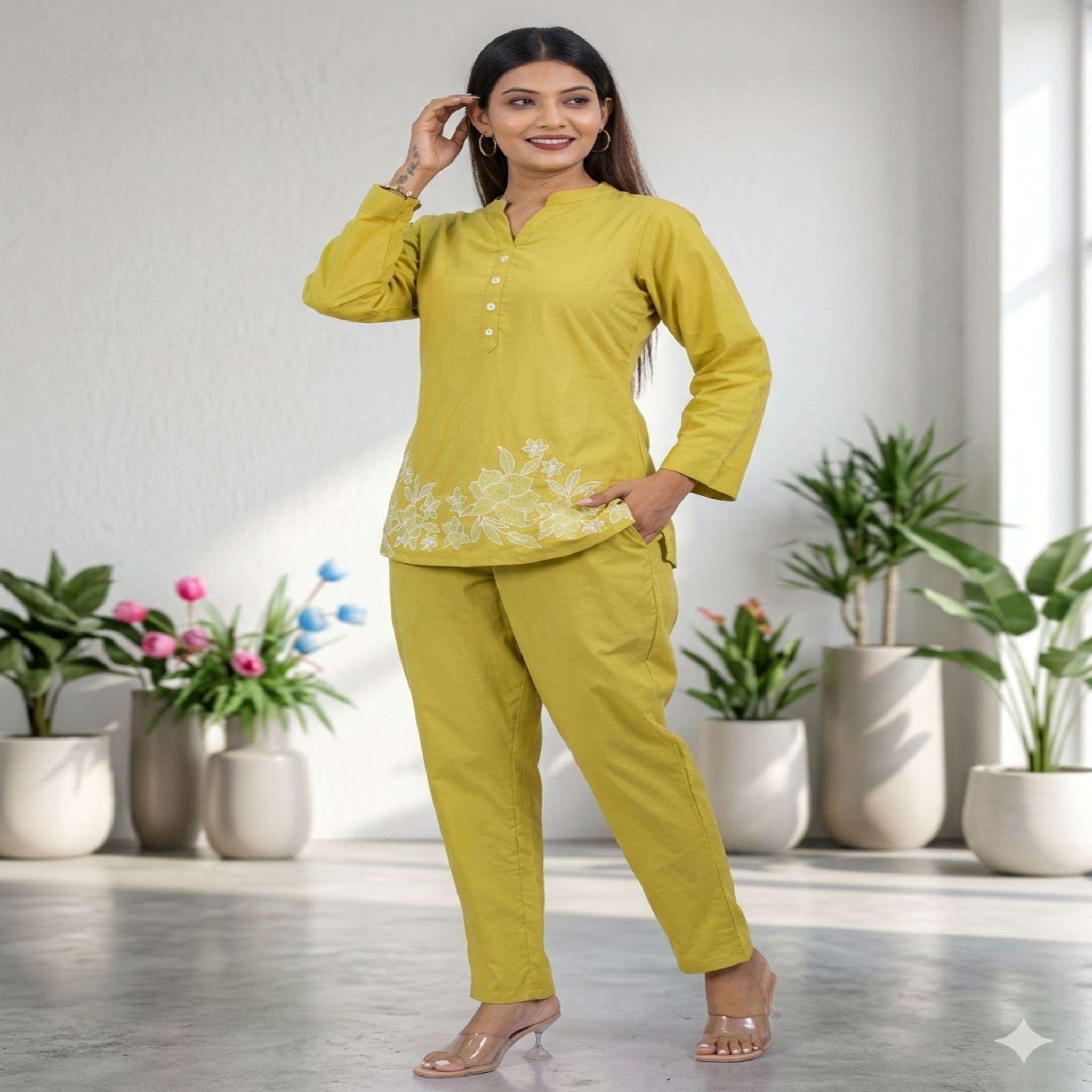 1773388284041 Printed Summer Co-ord Set - Image 1