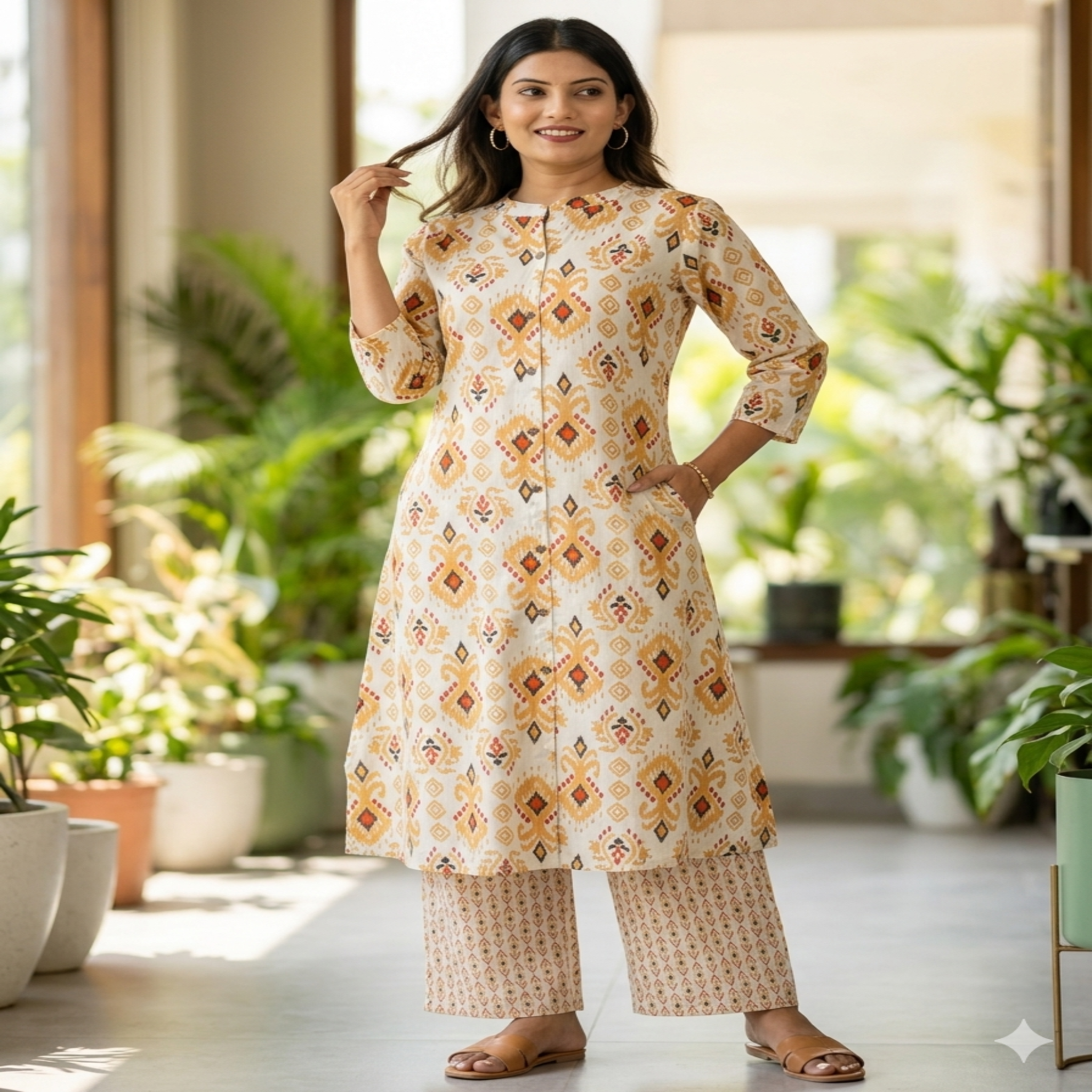1773389936069 Comfortable Cotton Co-ord Set - Image 1