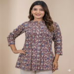 Elegant Designer Rayon Short Top - Image 2