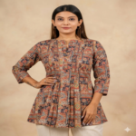 Elegant Designer Rayon Short Top - Image 2