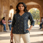 Casual Printed Short Top