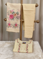 Designer Kurti Pant Dupatta Set - Image 4