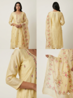 Designer Kurti Pant Dupatta Set - Image 2