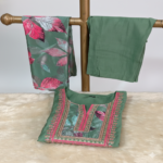 Designer Kurti Pant Dupatta Set - Image 4