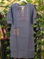 Minimal Design Straight Kurti - Image 4