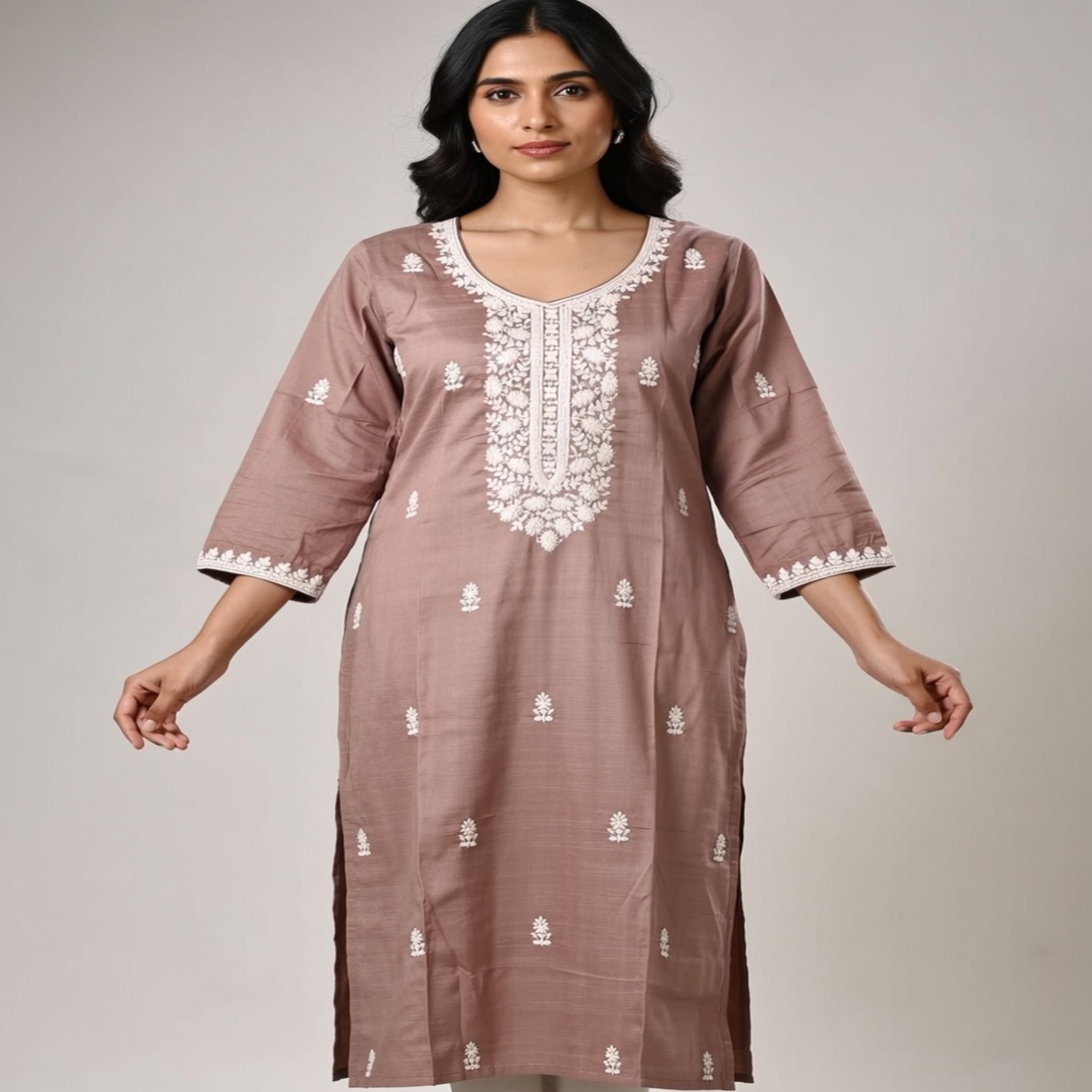 a9707717-274f-496b-b04e-7884c3d6ab97 Designer Kurti Pant Dupatta Set - Image 1